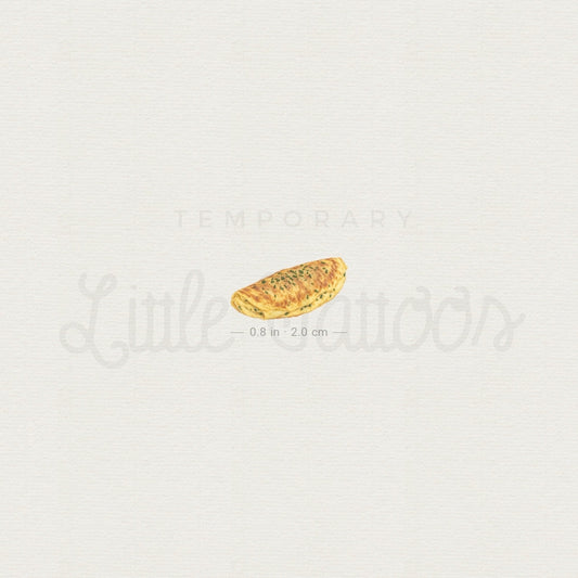 Omelette Temporary Tattoo - Set of 3