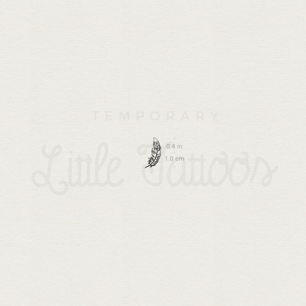Tiny Feather Temporary Tattoo - Set of 3