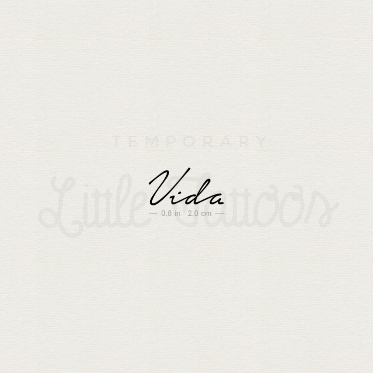 Vida Temporary Tattoo - Set of 3
