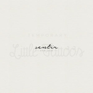 Sentir Temporary Tattoo - Set of 3