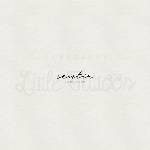 Sentir Temporary Tattoo - Set of 3