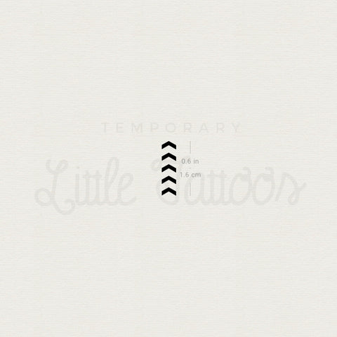 Little One Direction Five Arrows Tribute Temporary Tattoo - Set of 3