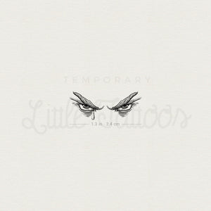 The Fallen Angel's Gaze Temporary Tattoo - Set of 3