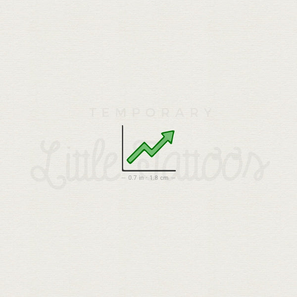 Bullish Stock Temporary Tattoo - Set of 3