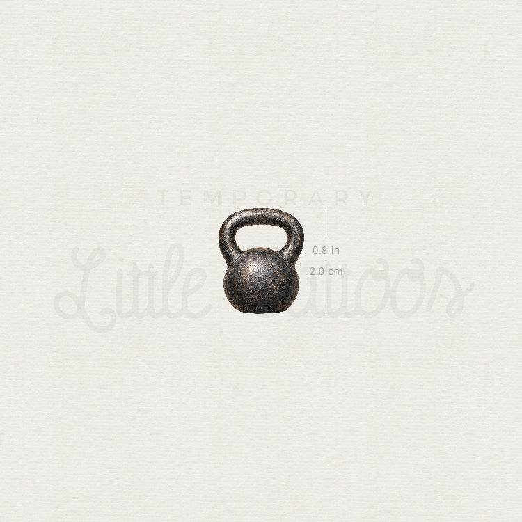 Kettlebell Temporary Tattoo - Set of 3