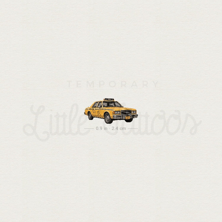 NYC Taxi Temporary Tattoo - Set of 3