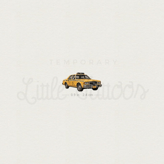 NYC Taxi Temporary Tattoo - Set of 3
