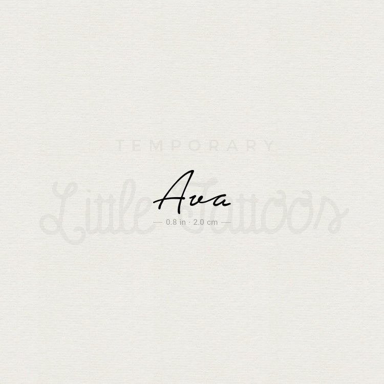 Ava Temporary Tattoo - Set of 3