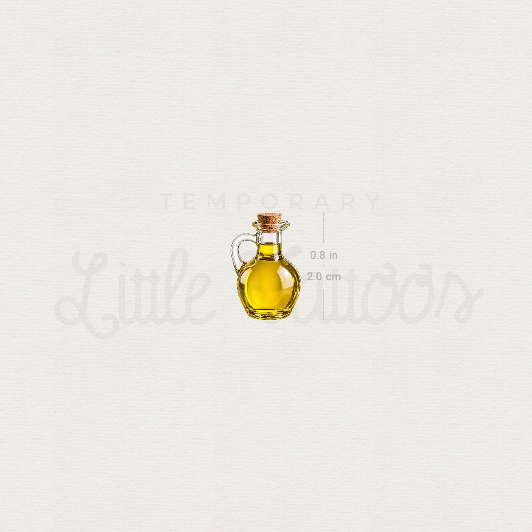 Realistic Olive Oil Temporary Tattoo - Set of 3