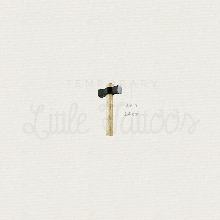 Club Hammer Temporary Tattoo - Set of 3