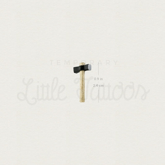 Club Hammer Temporary Tattoo - Set of 3