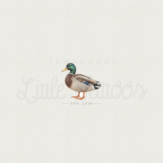 Mallard Temporary Tattoo - Set of 3