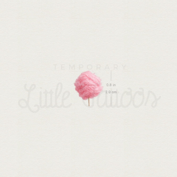 Cotton Candy Temporary Tattoo - Set of 3