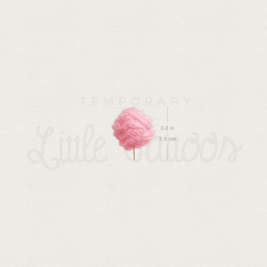 Cotton Candy Temporary Tattoo - Set of 3