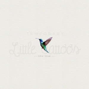 Realistic Hummingbird Temporary Tattoo - Set of 3