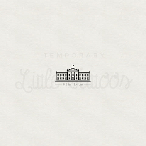 The White House Temporary Tattoo - Set of 3