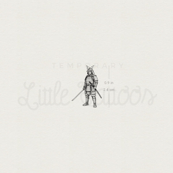 Samurai Temporary Tattoo - Set of 3