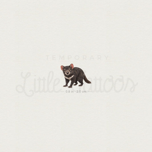 Tasmanian Devil Temporary Tattoo - Set of 3
