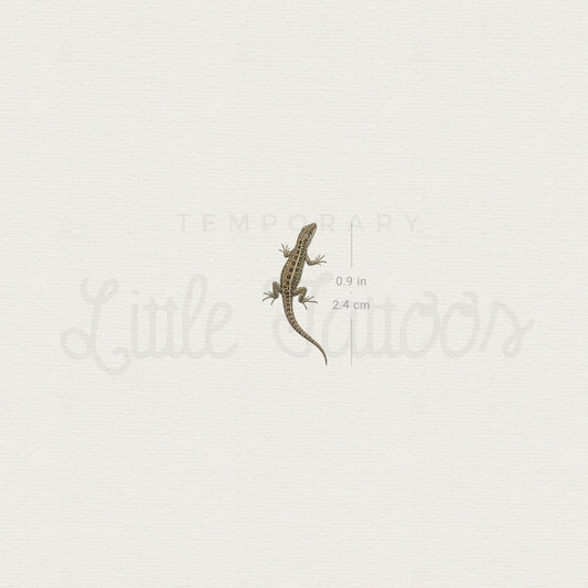 Lizard Temporary Tattoo - Set of 3