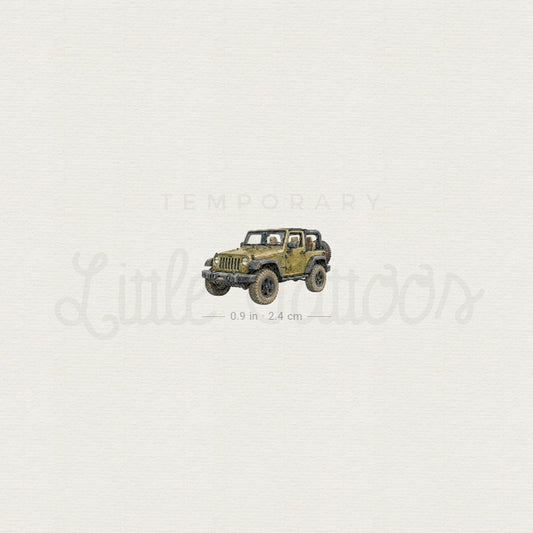 Jeep Temporary Tattoo - Set of 3