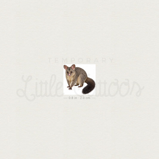 Possum Temporary Tattoo - Set of 3
