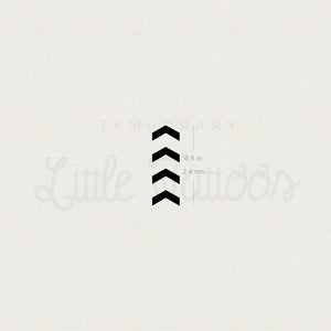 Liam Payne Four Arrows Tribute Temporary Tattoo - Set of 3