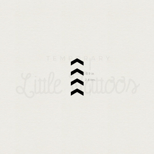 Liam Payne Four Arrows Tribute Temporary Tattoo - Set of 3