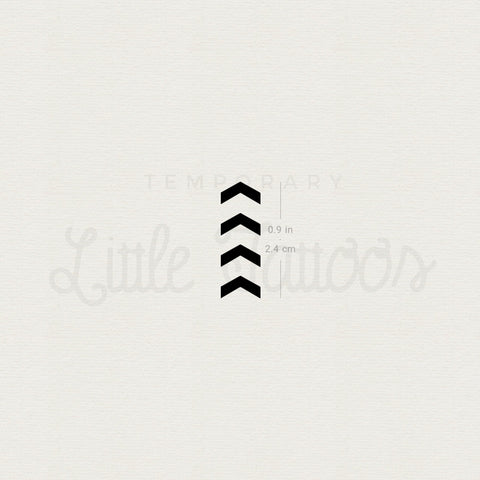 Liam Payne Four Arrows Tribute Temporary Tattoo - Set of 3