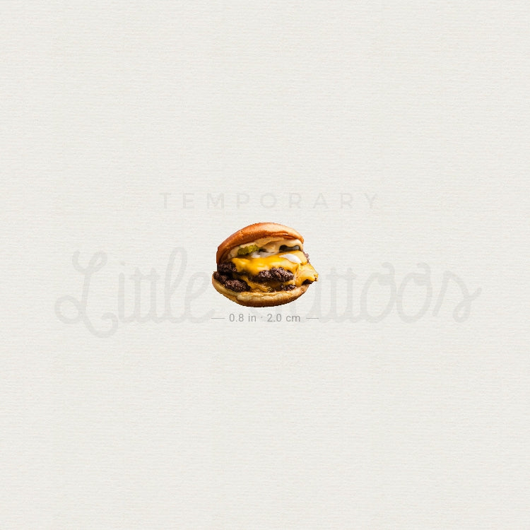 Smash Burger Temporary Tattoo - Set of 3
