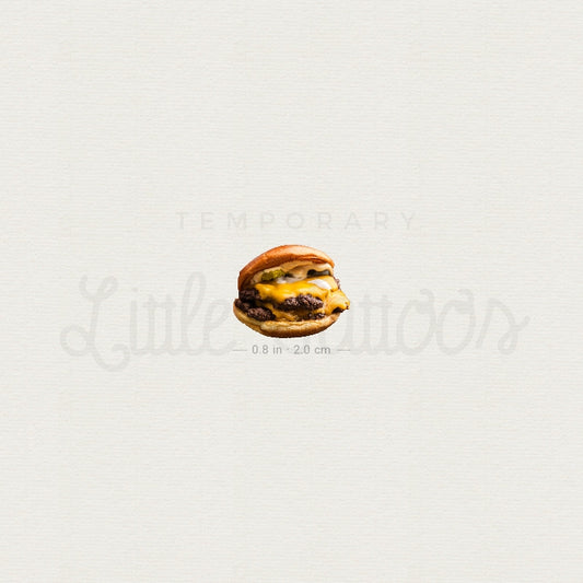Smash Burger Temporary Tattoo - Set of 3