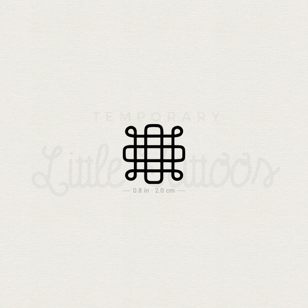 Samhain Symbol Temporary Tattoo - Set of 3