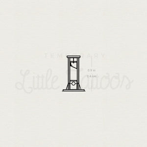 Guillotine Temporary Tattoo - Set of 3