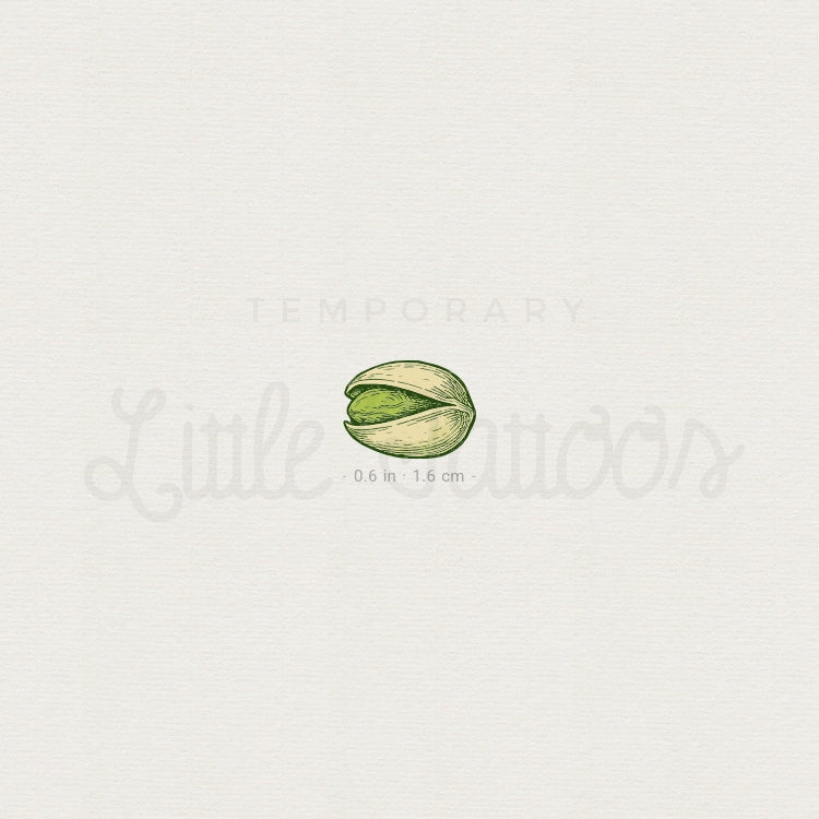 Pistachio Temporary Tattoo - Set of 3