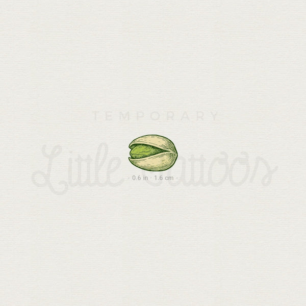 Pistachio Temporary Tattoo - Set of 3