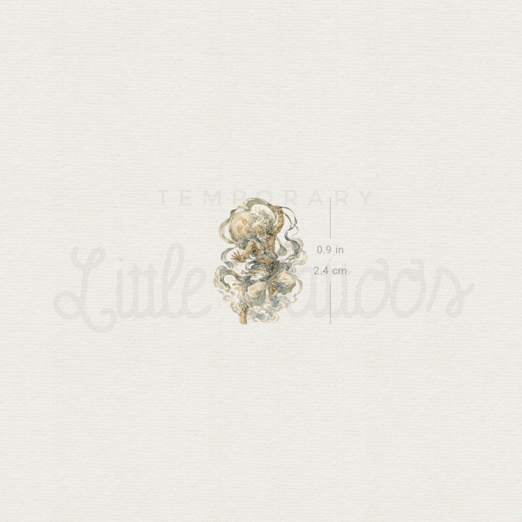 Fujin Temporary Tattoo - Set of 3