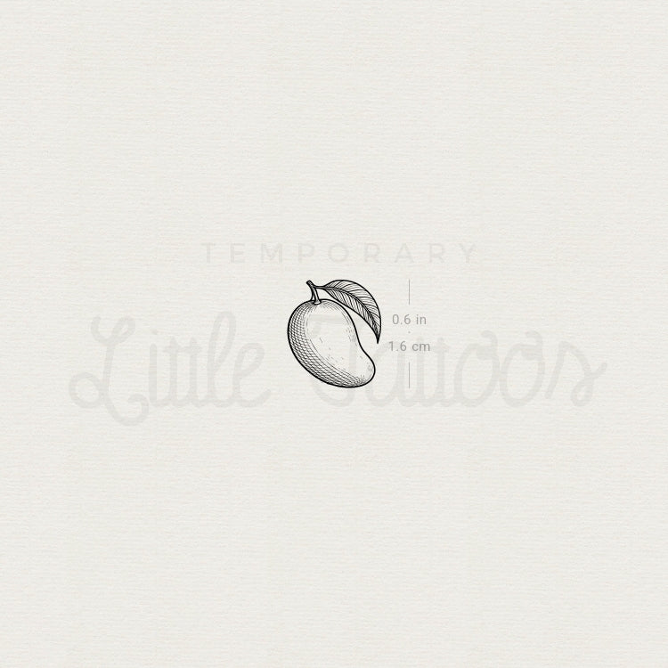 Mango Temporary Tattoo - Set of 3