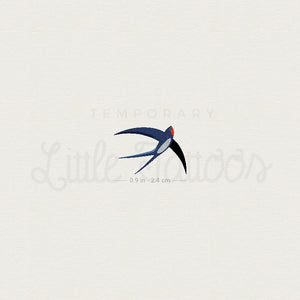 Swallow By Ann Lilya Temporary Tattoo - Set of 3