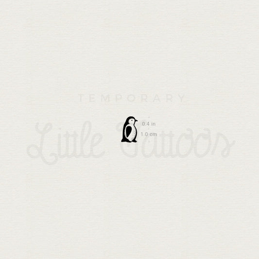 Little Baby Penguin Temporary Tattoo - Set of 3
