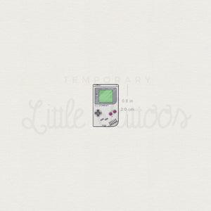 Game Boy Temporary Tattoo - Set of 3