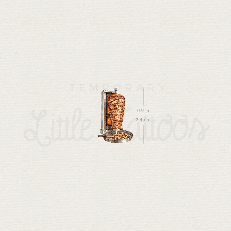 Döner Kebab Temporary Tattoo - Set of 3