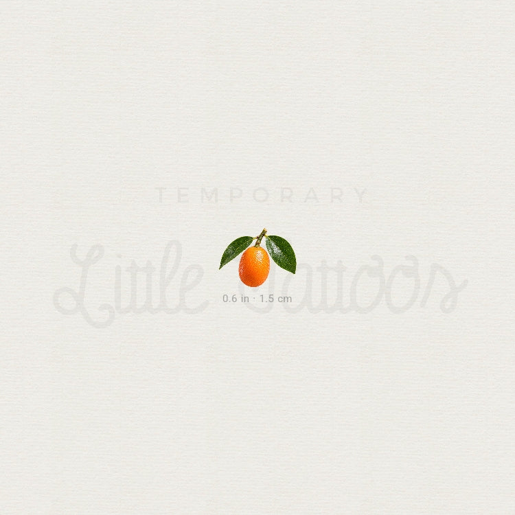 Little Kumquat Temporary Tattoo - Set of 3