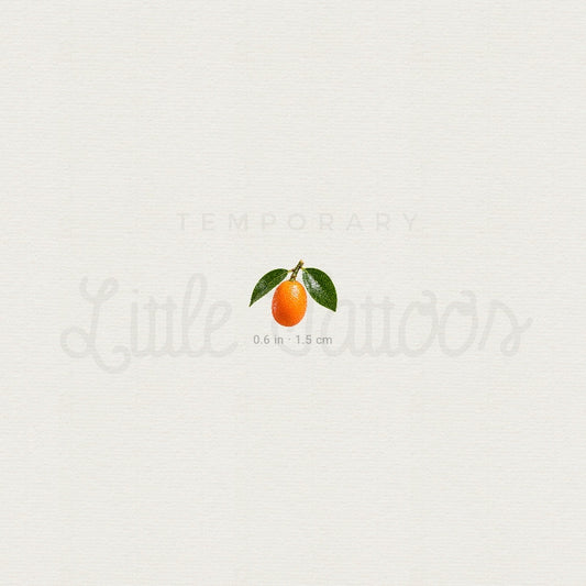 Little Kumquat Temporary Tattoo - Set of 3