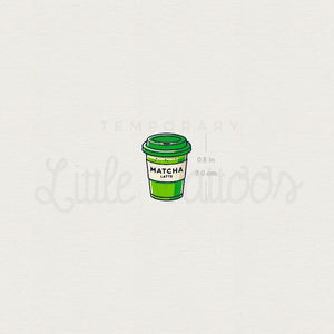 Takeaway Matcha Temporary Tattoo - Set of 3