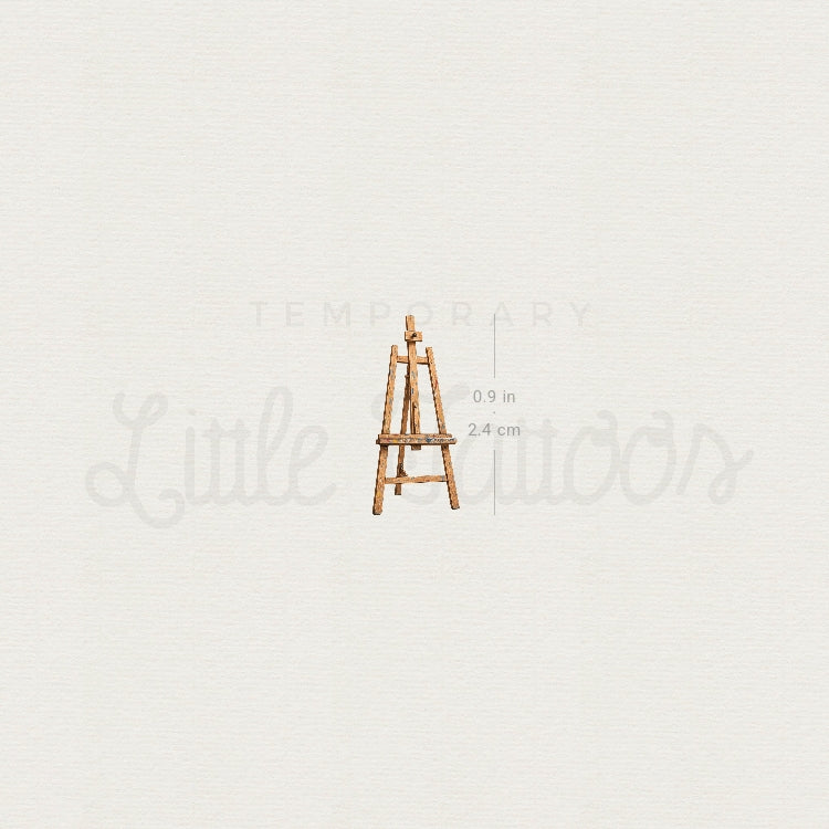 Easel Temporary Tattoo - Set of 3