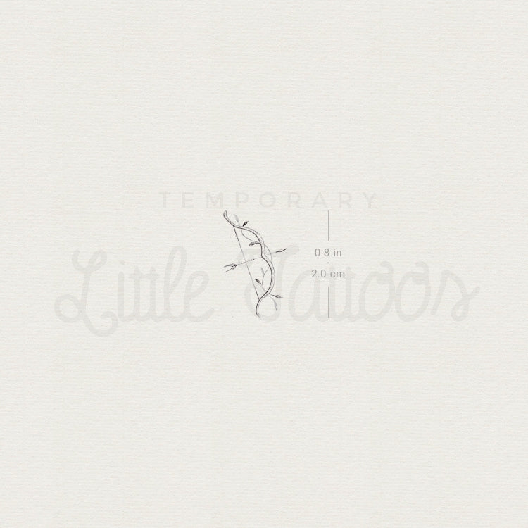 Little Bow And Arrow Temporary Tattoo By Stefano Mazza - Set of 3