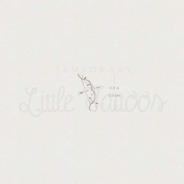 Little Bow And Arrow Temporary Tattoo By Stefano Mazza - Set of 3