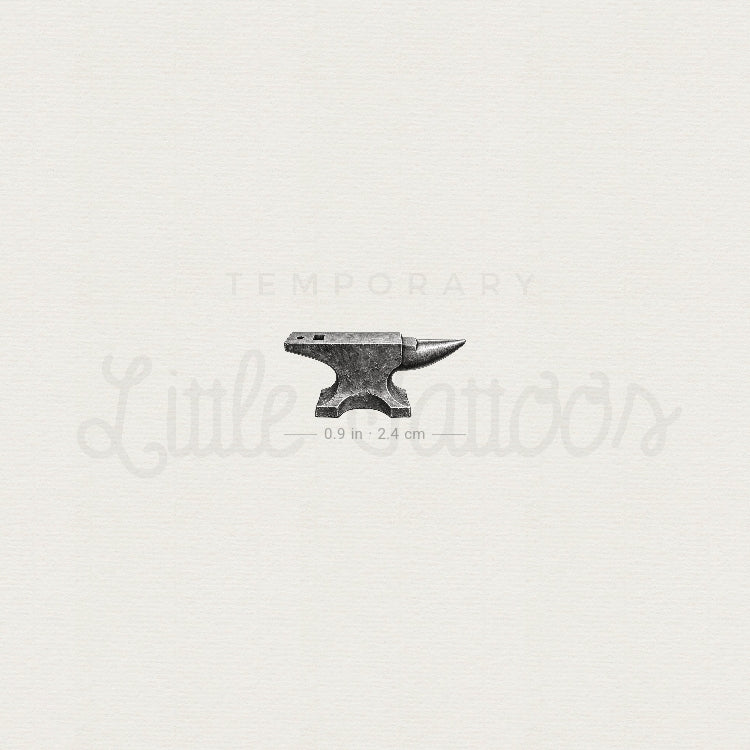 Anvil Temporary Tattoo - Set of 3