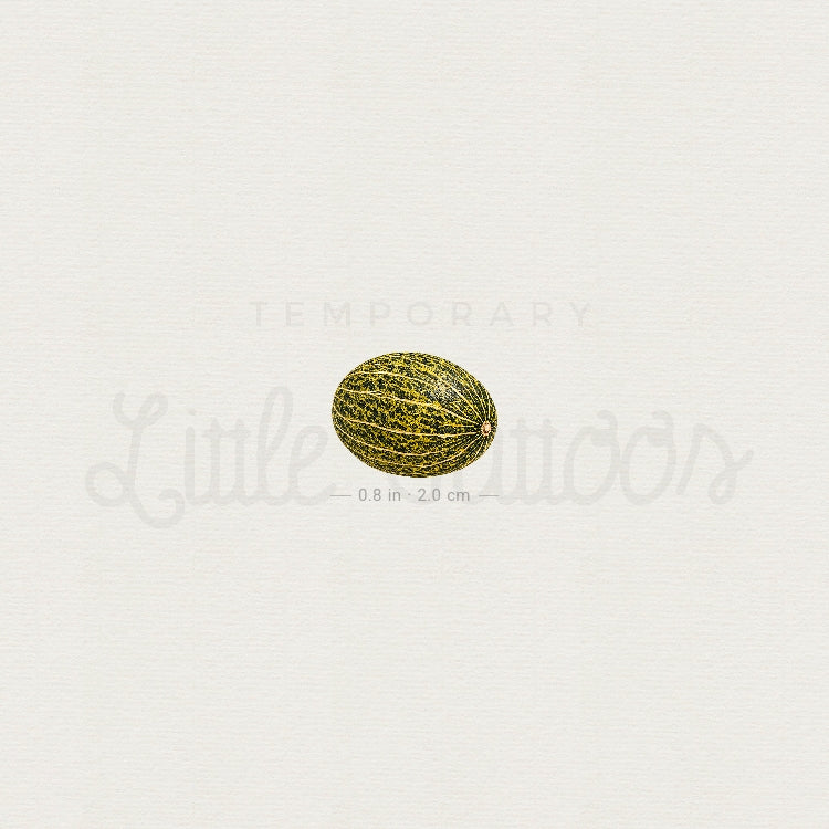 Piel De Sapo Melon Temporary Tattoo - Set of 3