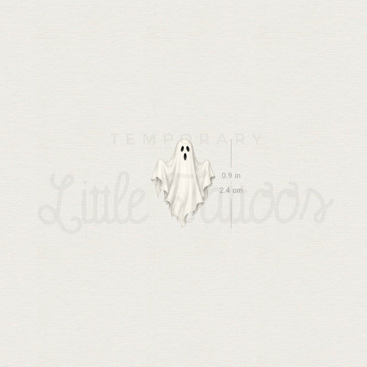 Realistic Ghost Temporary Tattoo - Set of 3