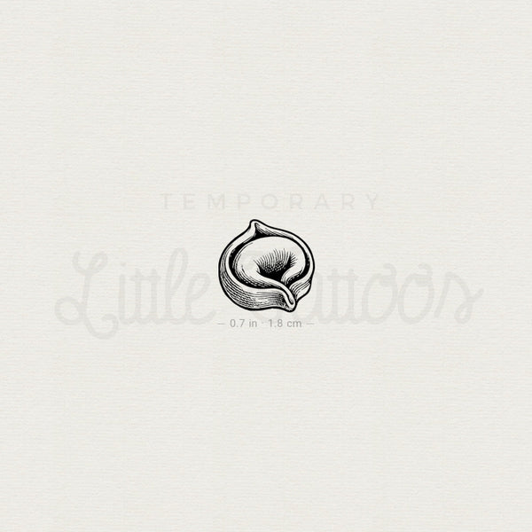 Tortellini Pasta Temporary Tattoo - Set of 3